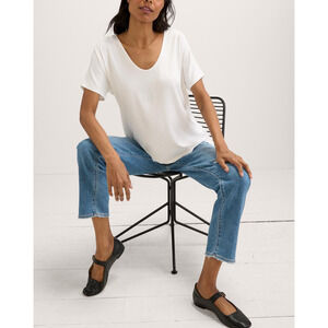 Hatch 'The Perfect' Black V Neck Top Size 2